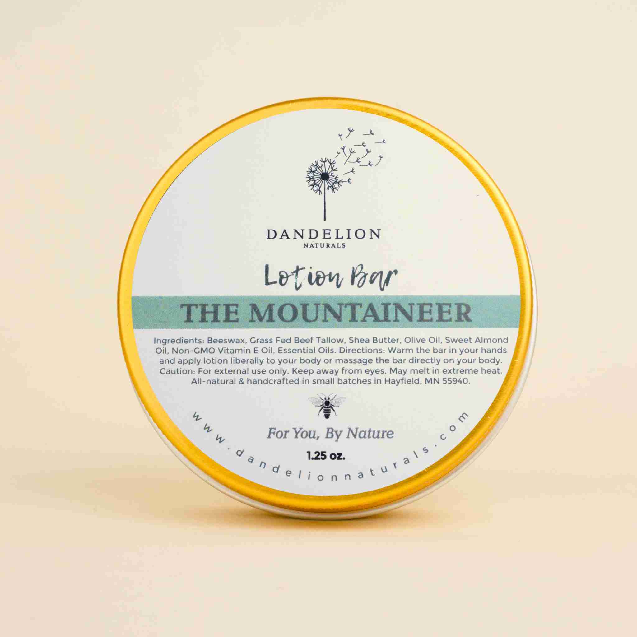 Lotion Bar- The Mountaineer