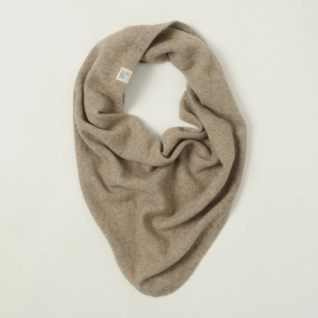 Small Merino Wool-Cashmere-Silk Triangle Scarf