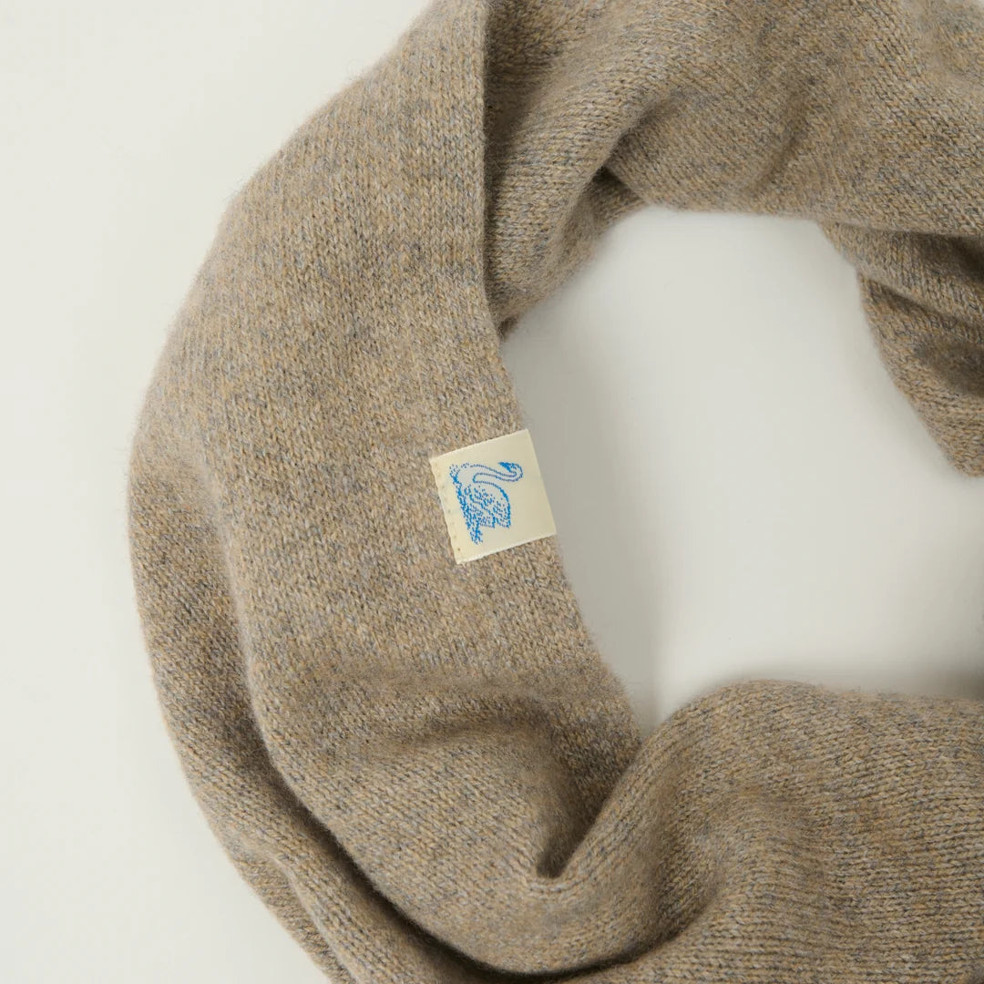 Small Merino Wool-Cashmere-Silk Triangle Scarf