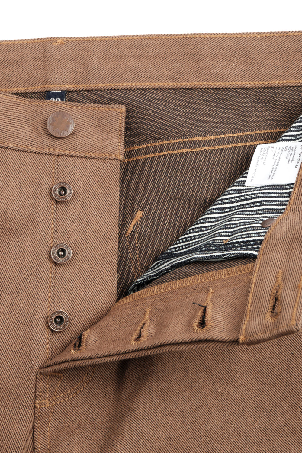 RIOS 15 OUNCE BROWN DENIM