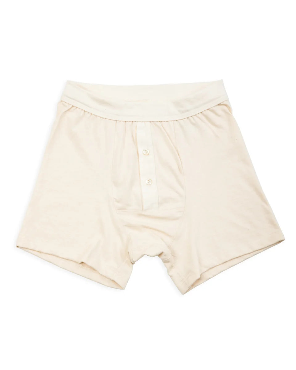 255 Loopwheeled Midweight Button Fly Boxer