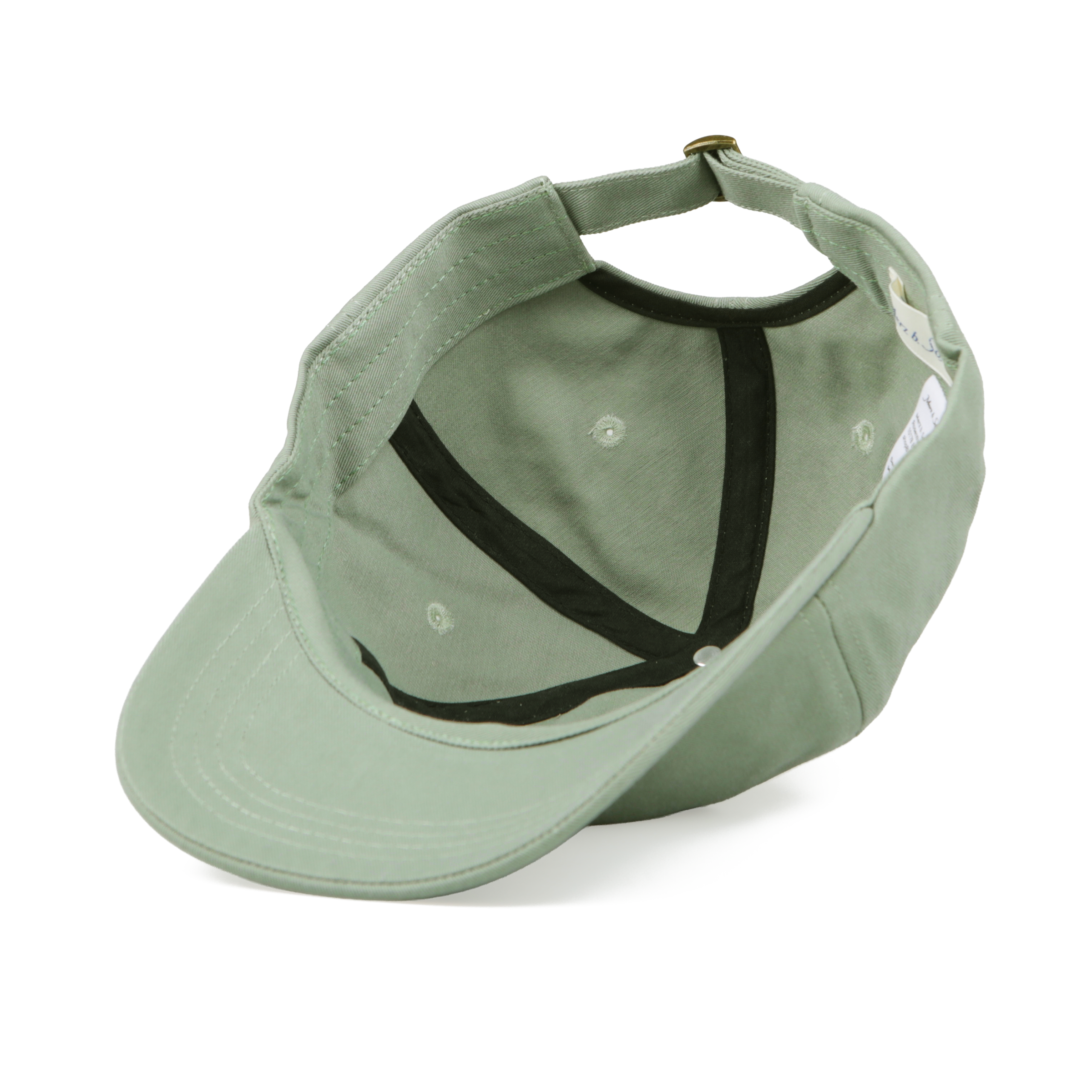 Swan Logo Cotton Twill Cap-Army Green