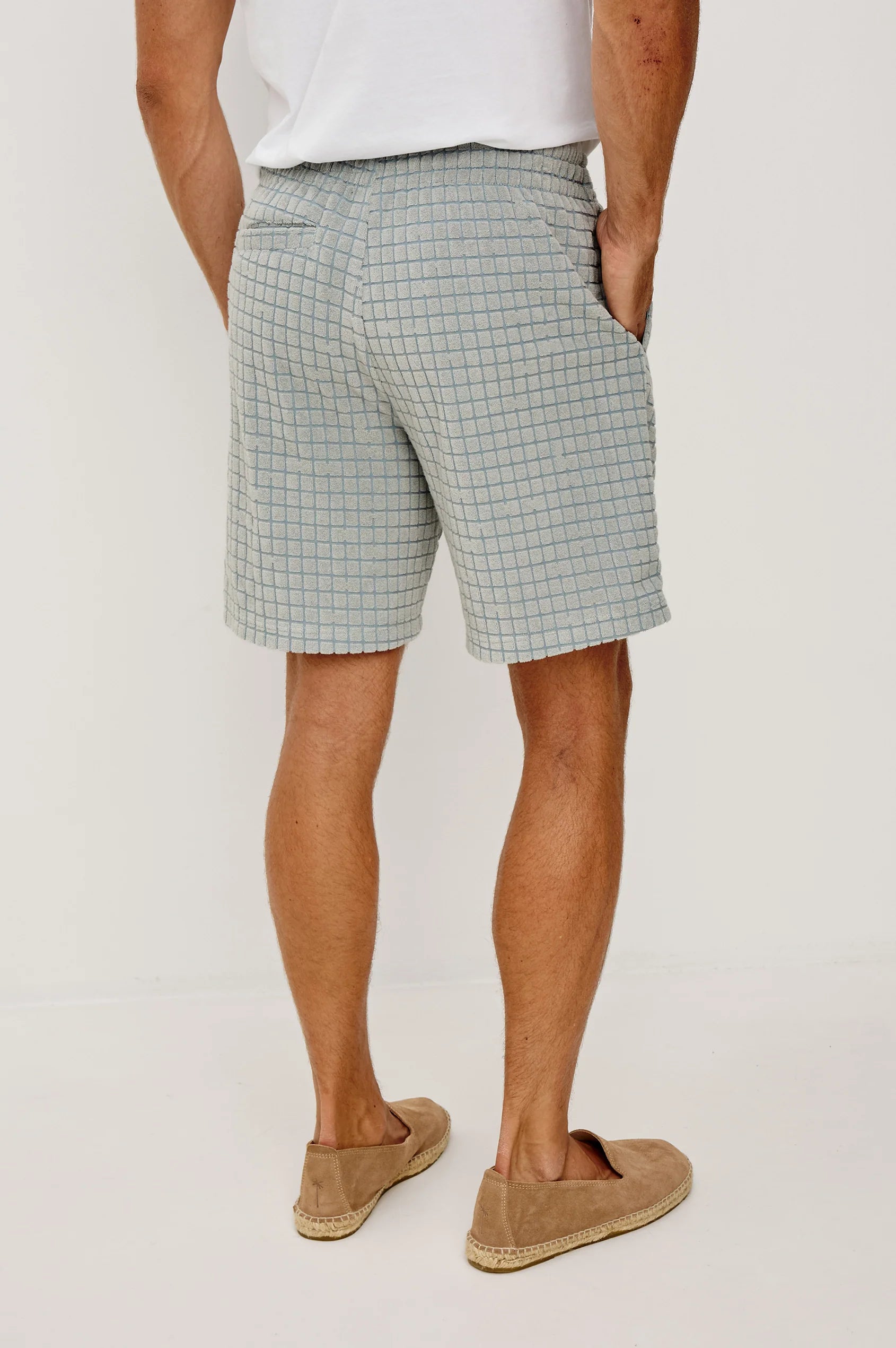 Nova Short - Silverline Blue Grid