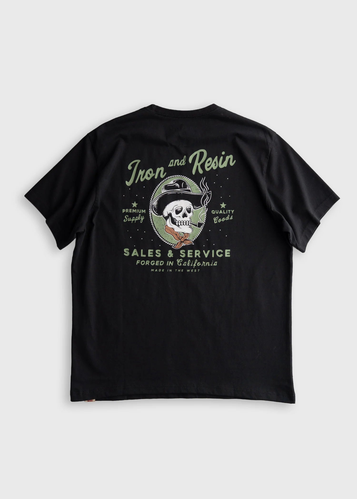 Old Cowboy Pocket Tee-Black