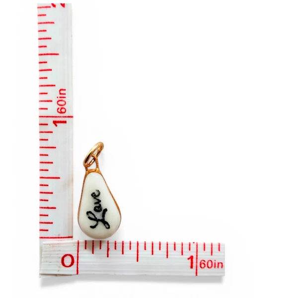 "Love" Teardrop Charm - Small Charm