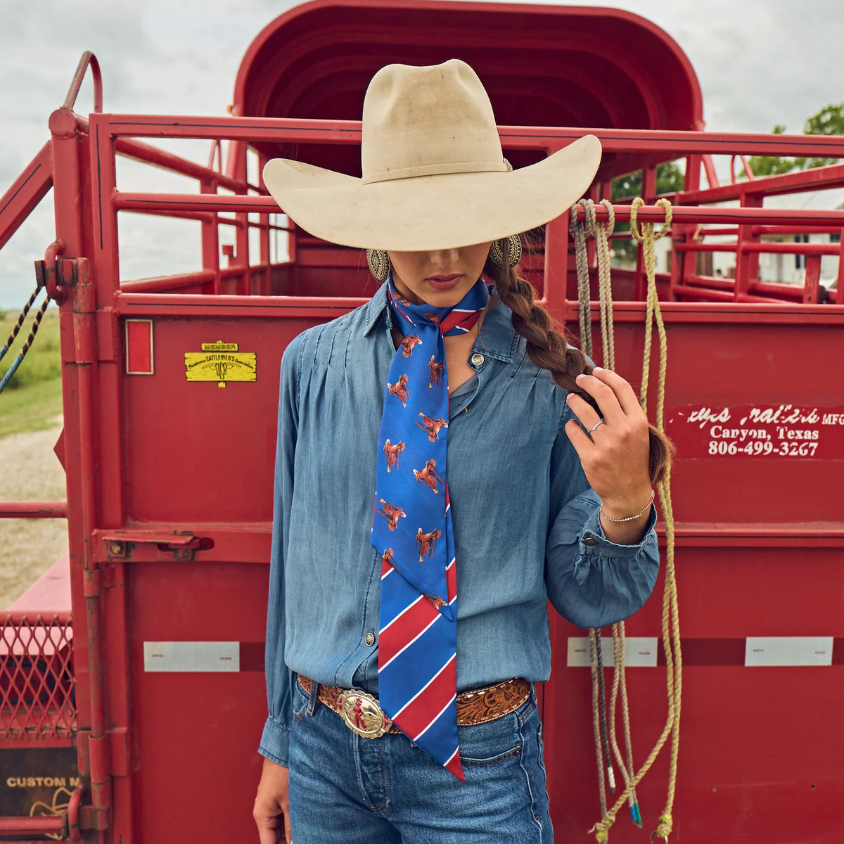 BOLI™ - Preppy Saddle - Red/Blue