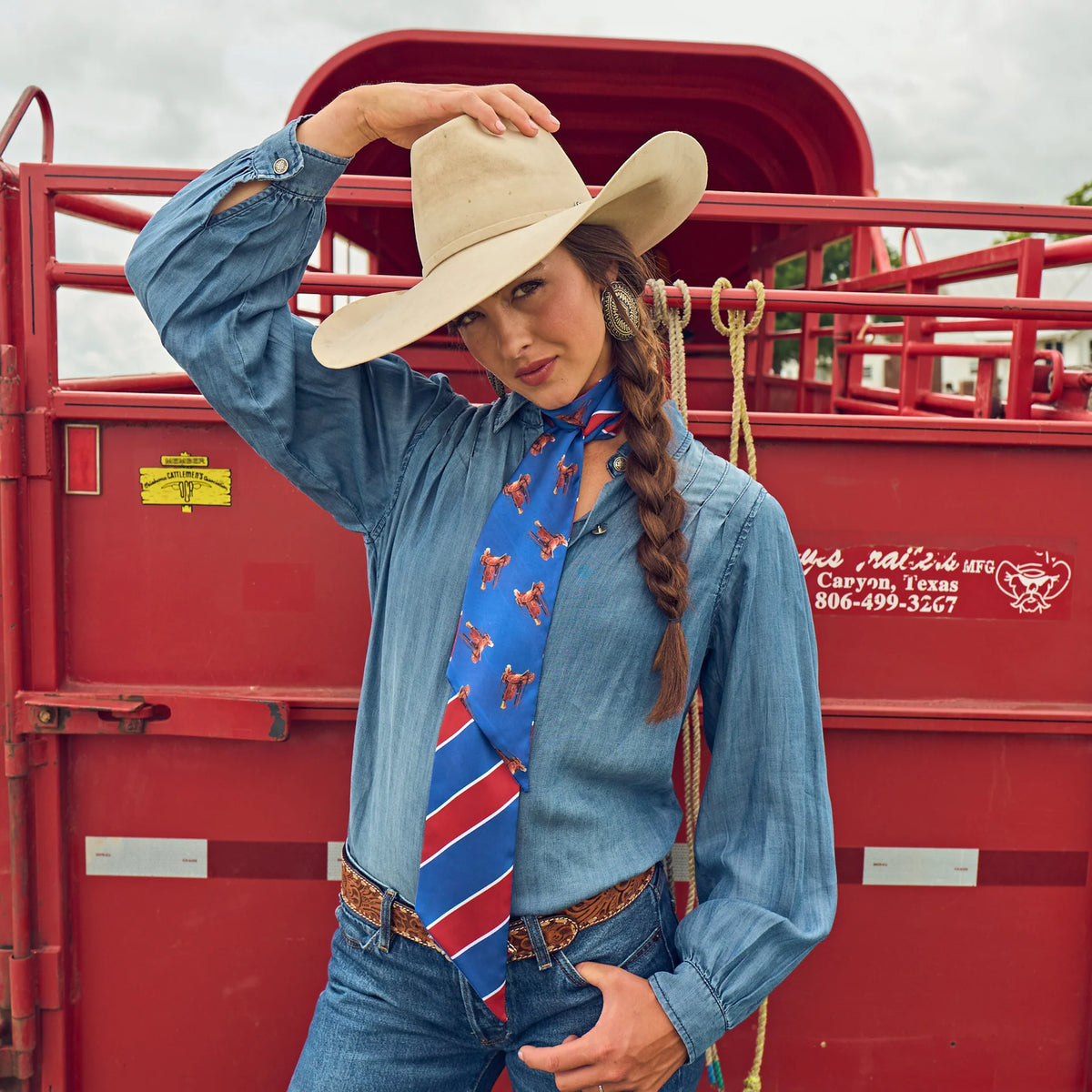 BOLI™ - Preppy Saddle - Red/Blue