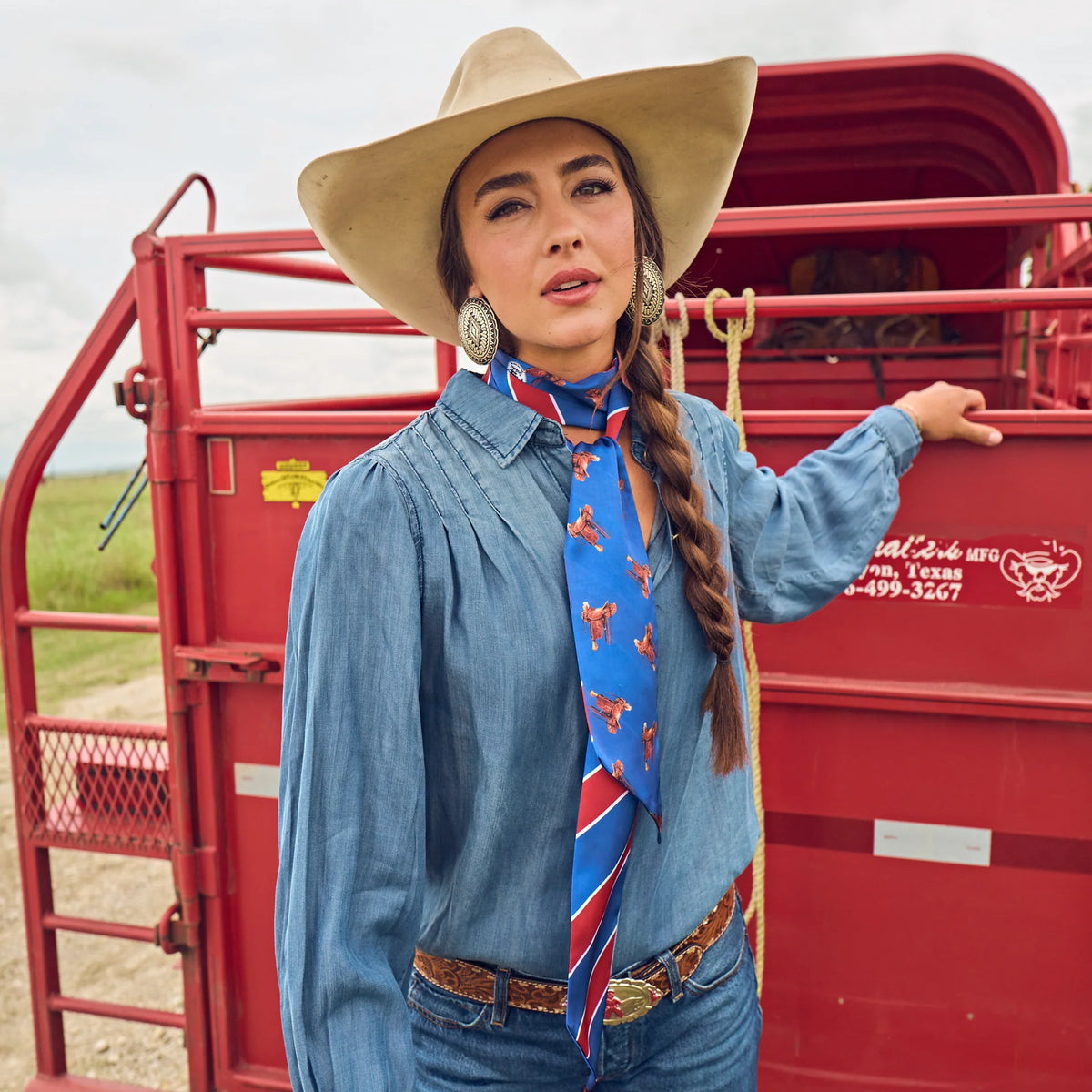BOLI™ - Preppy Saddle - Red/Blue