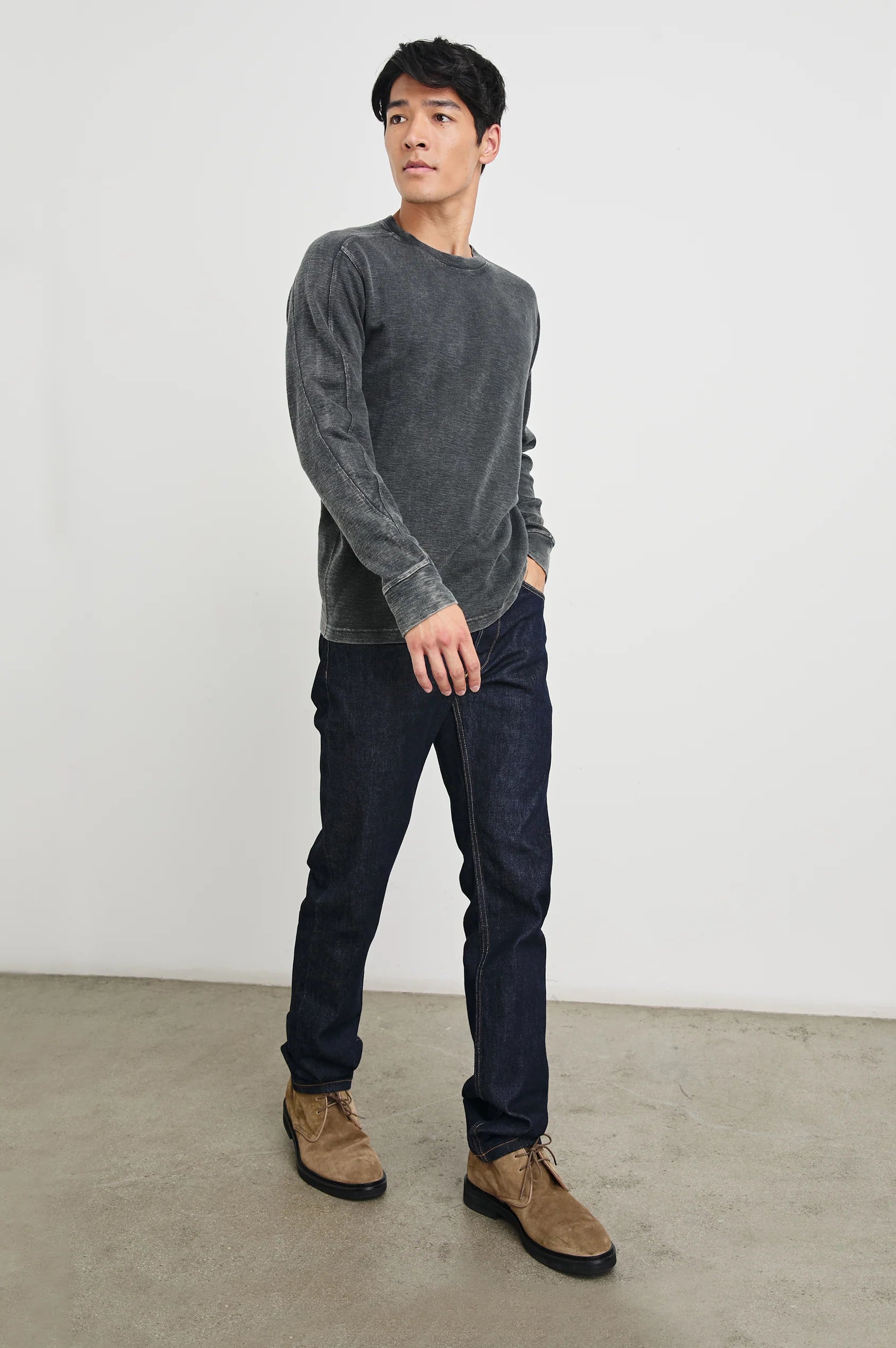 Rheese Thermal - Washed Black