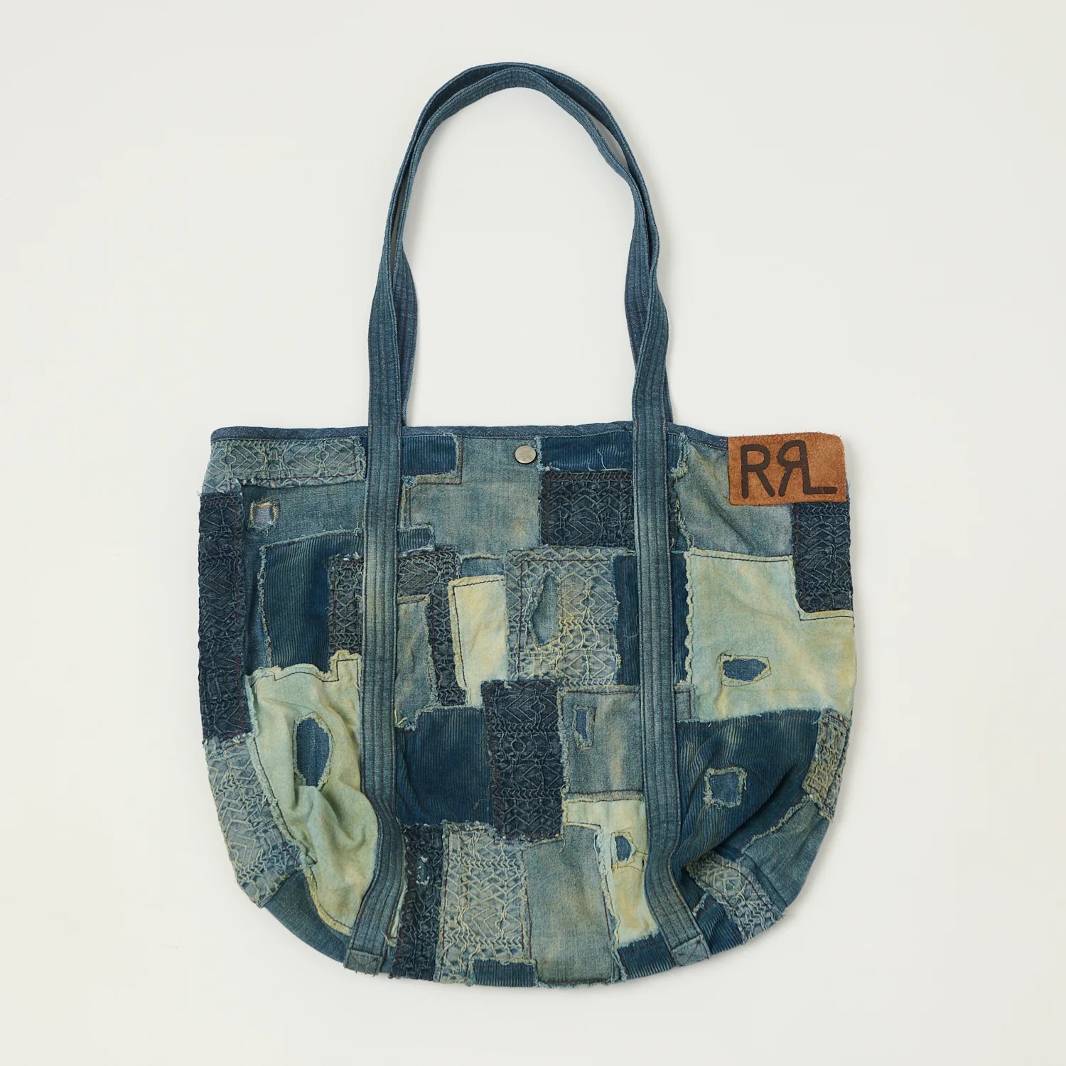 RRL Hercules Patchwork Tote Bag - Indigo
