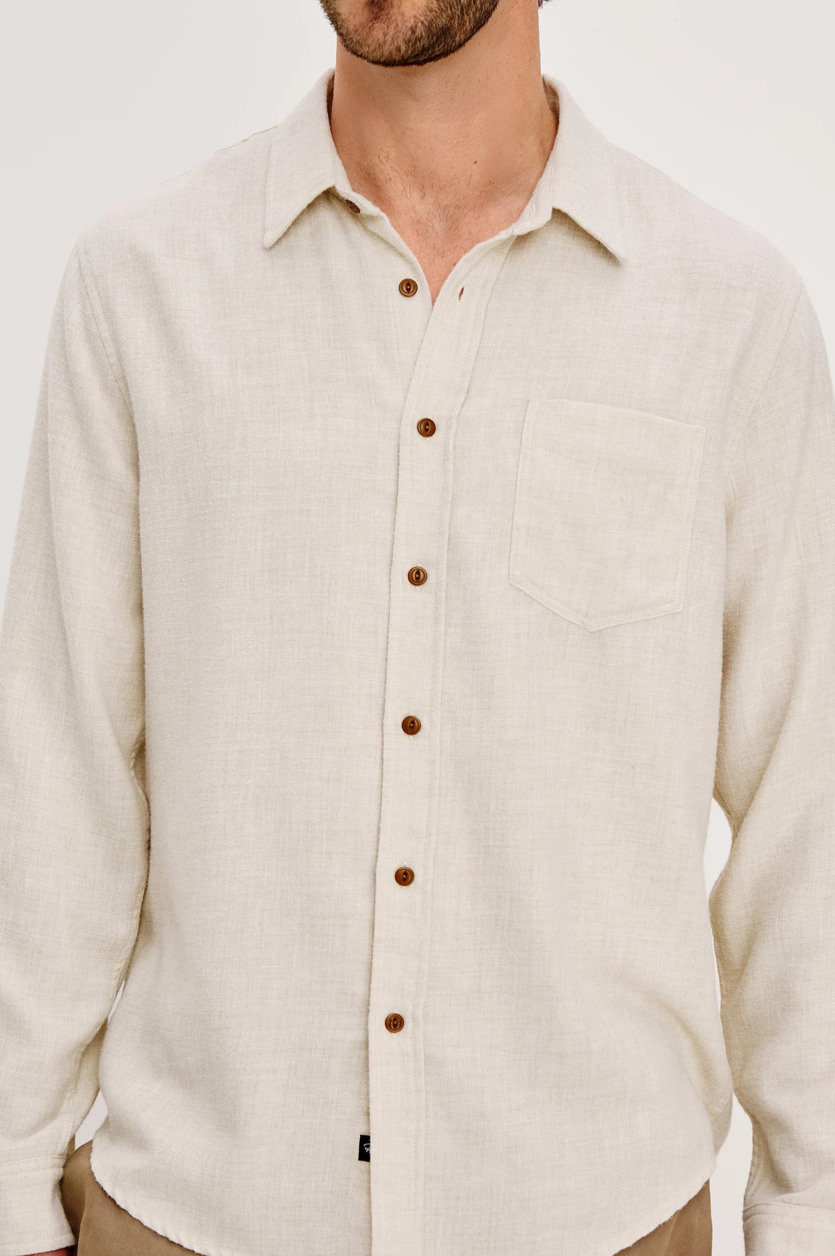 Runson Shirt Cream Heather