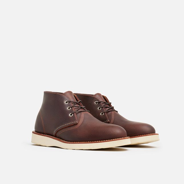 WORK CHUKKA - BRIAR OIL-SLICK LEATHER