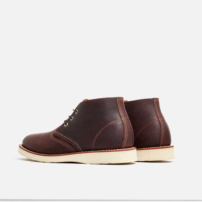 WORK CHUKKA - BRIAR OIL-SLICK LEATHER