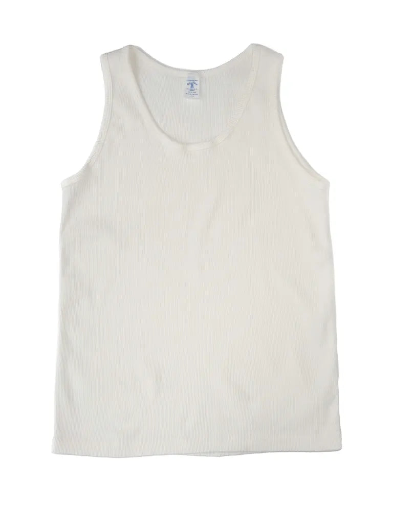 One-Pack Ribbed Tank Top | White