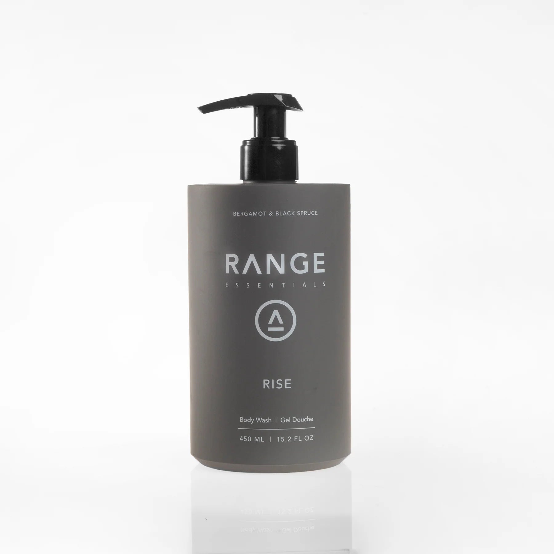 Range Essentials Body Wash | 450 ml | RISE: Bergamot & Black Spruce