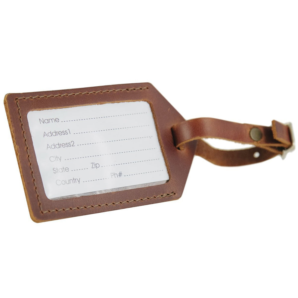 Leather Luggage Tag