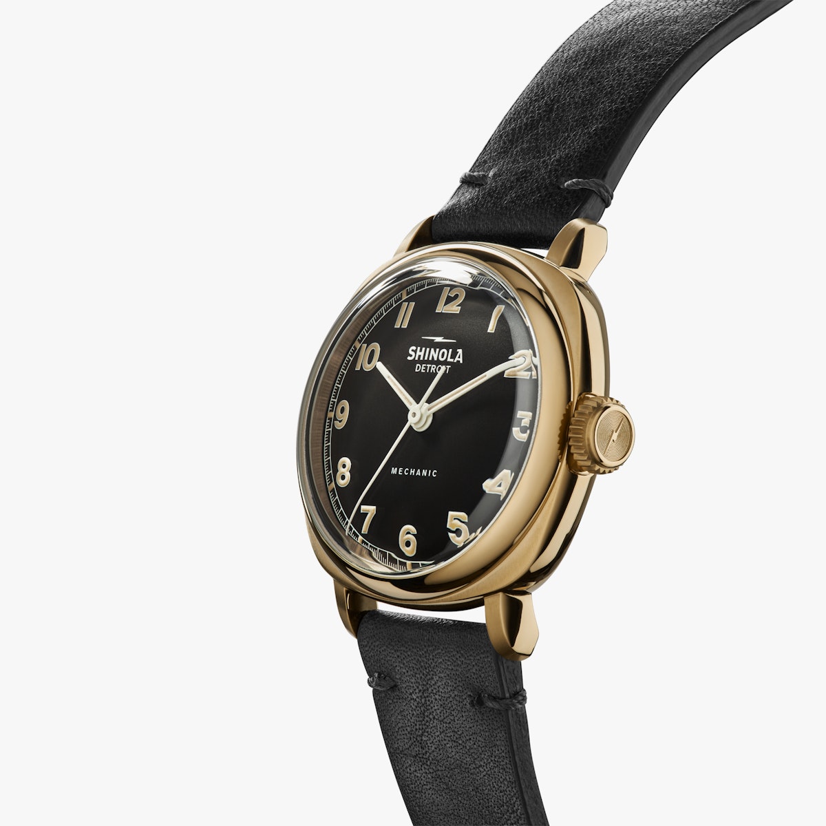 THE MECHANIC 39MM - Black and Gold
