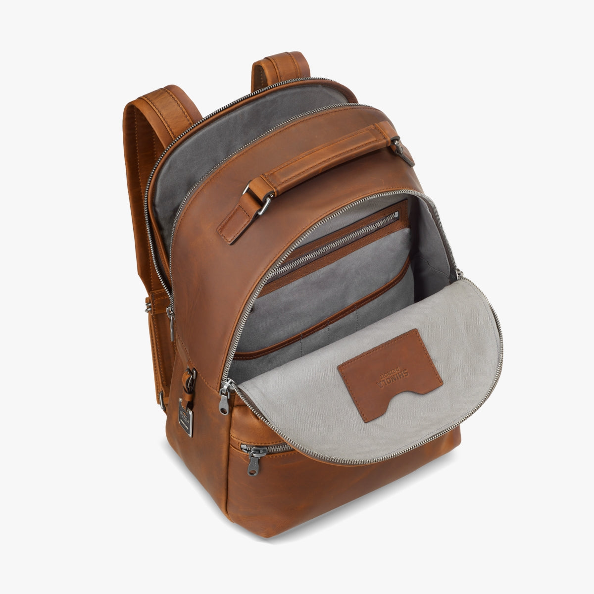 canali leather backpack Shinola Men's Backpack | Brown Leather