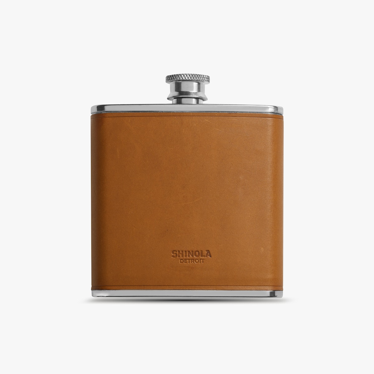 LEATHER WRAPPED FLASK