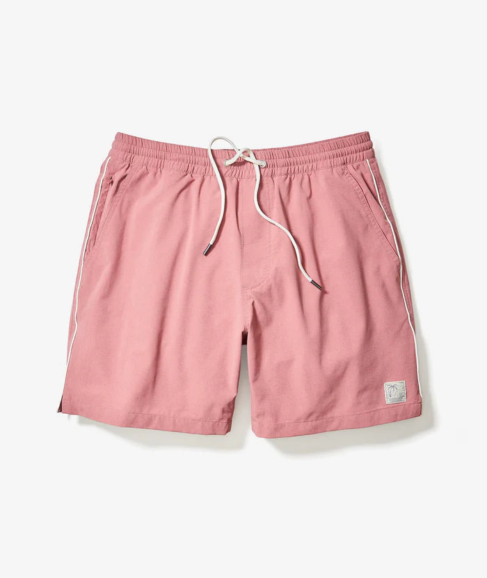 6" Lined Sport & Swim Short - Withered Rose