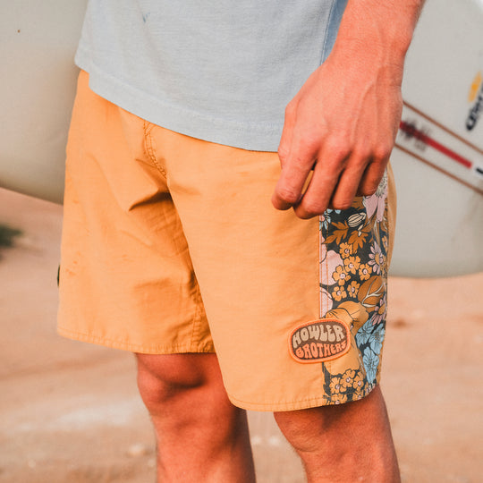 Ensueño Boardshorts - Flower Power : Dijon