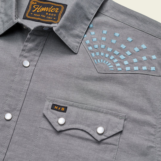 Crosscut Deluxe Shortsleeve Shirt - Beams : Blue Spruce