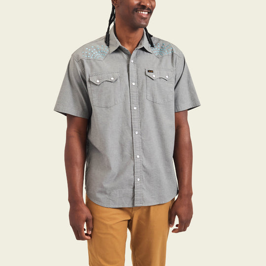 Crosscut Deluxe Shortsleeve Shirt - Beams : Blue Spruce