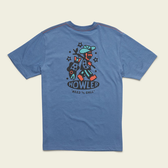 Travelin' Light Pocket T-Shirt - Blue Mirage