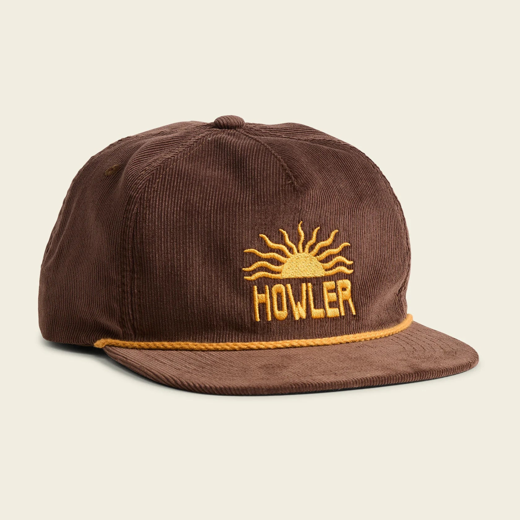 El Sol Snapback - Brown Corduroy