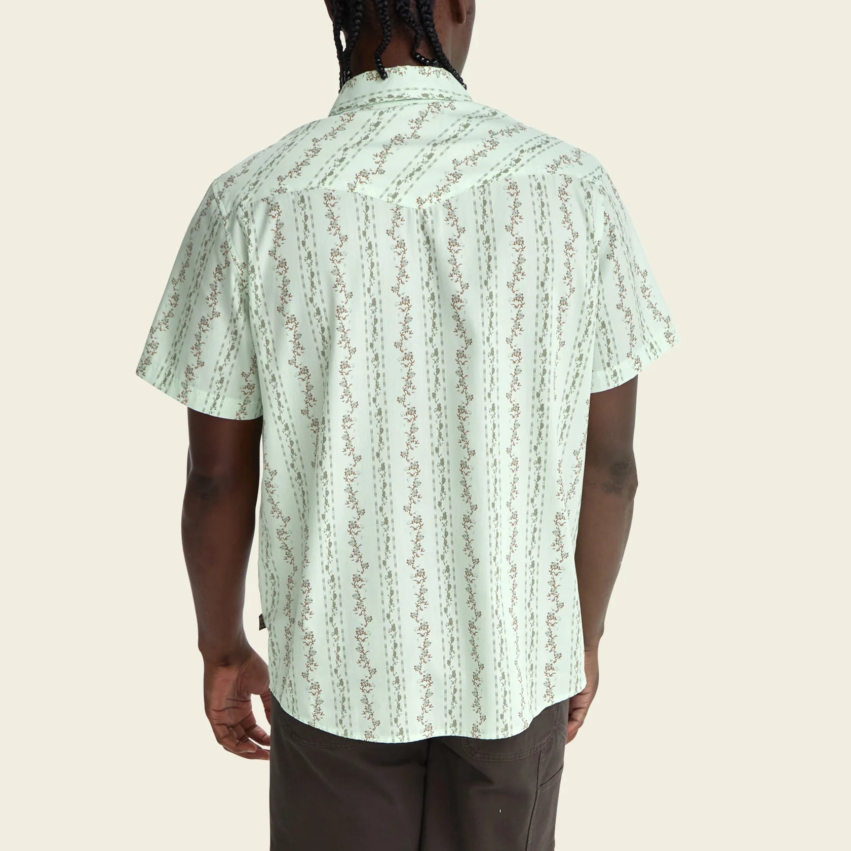 H Bar B Snapshirt - Hibiscus Ribbons : Mint