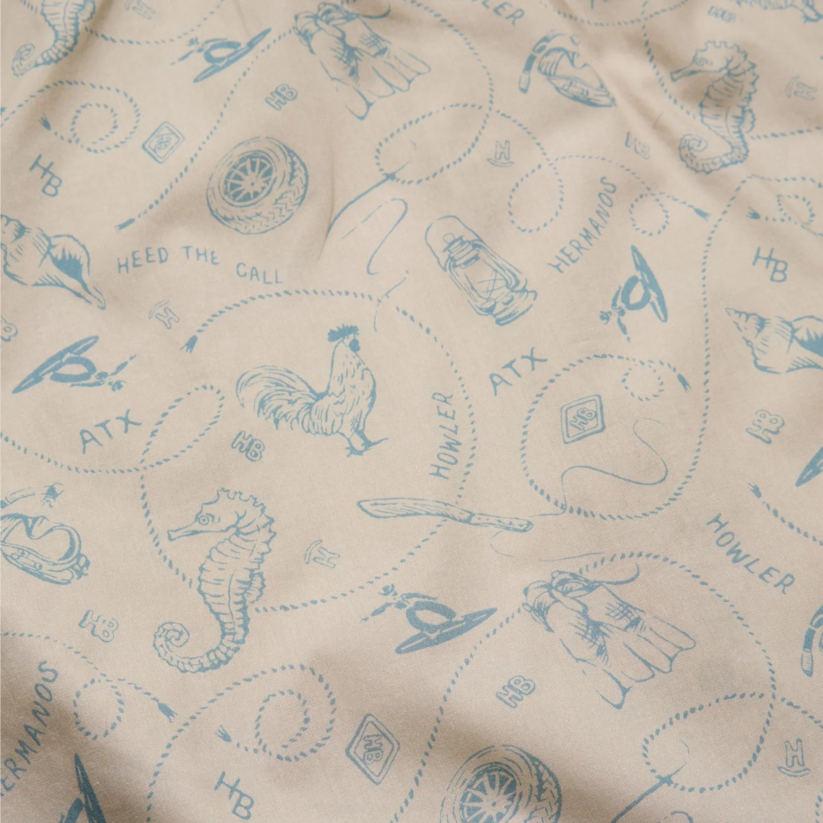 H Bar B Snapshirt -   Sea Rodeo : Sand