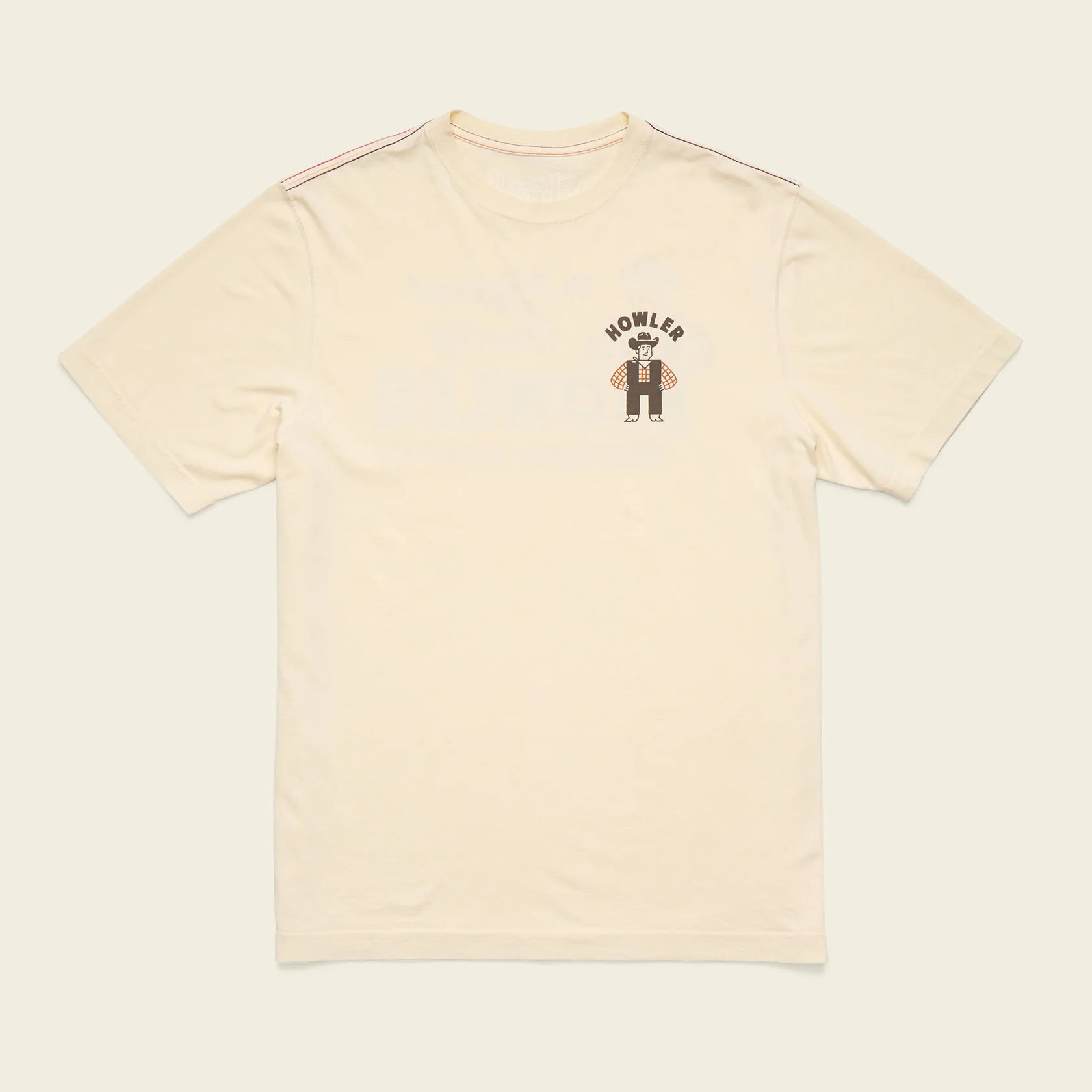 Howler Western Wear Cotton T-Shirt - Natural