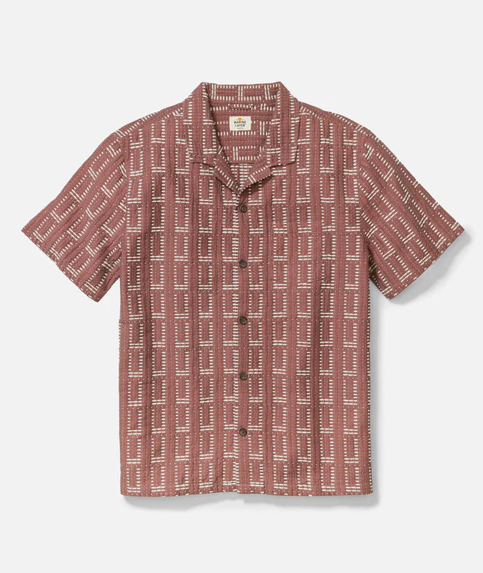 Dobby Resort Shirt - Withered Rose