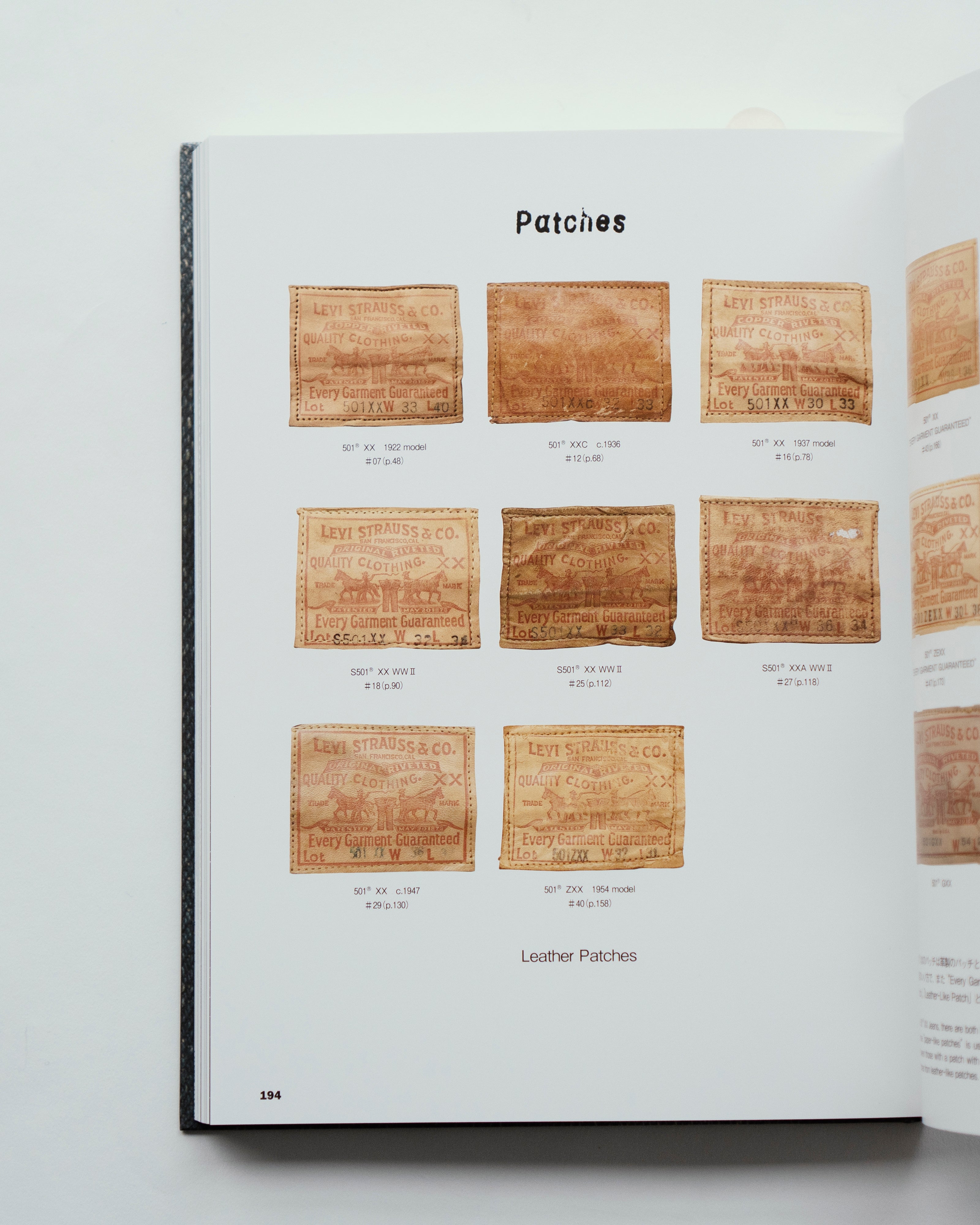 THE 501XX BOOK: A COLLECTION OF VINTAGE JEANS