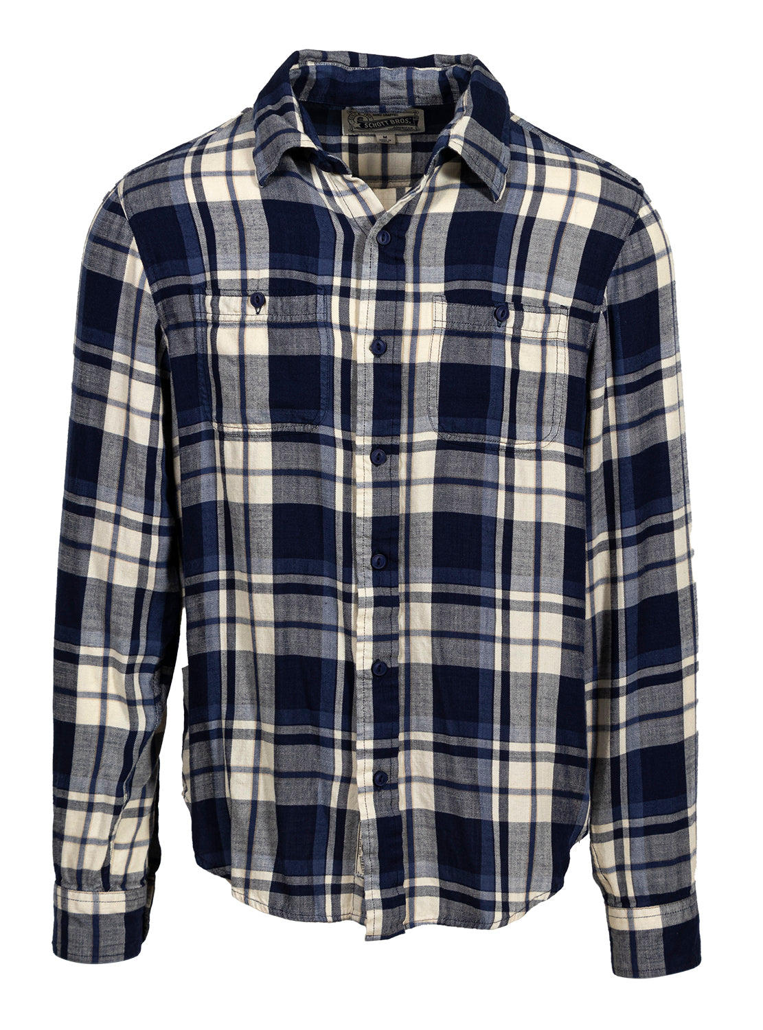 Long Sleeve Lightweight Plaid Work Shirt