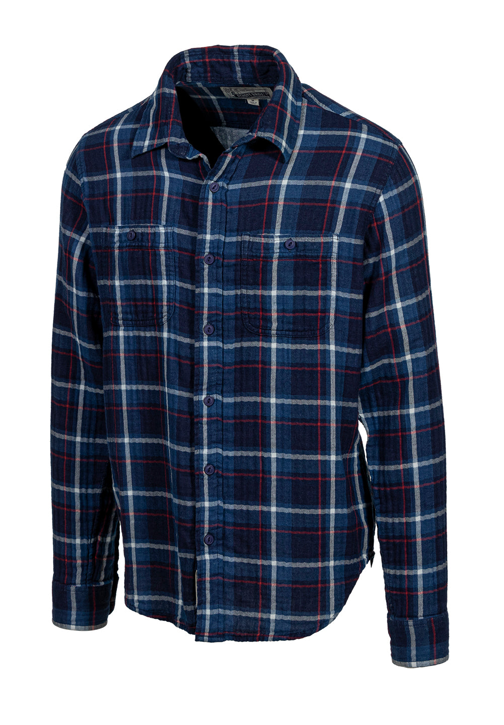 Long sleeve 100% Cotton Plaid Work Shirt