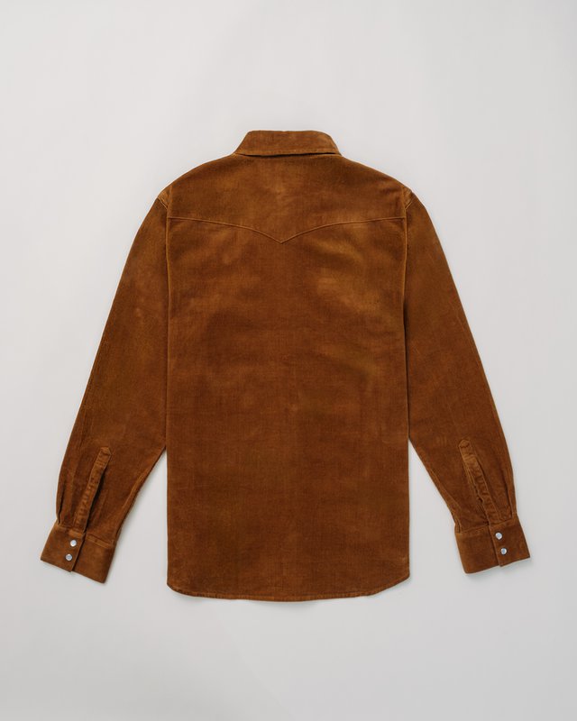 Corduroy Western Shirt - Tobacco