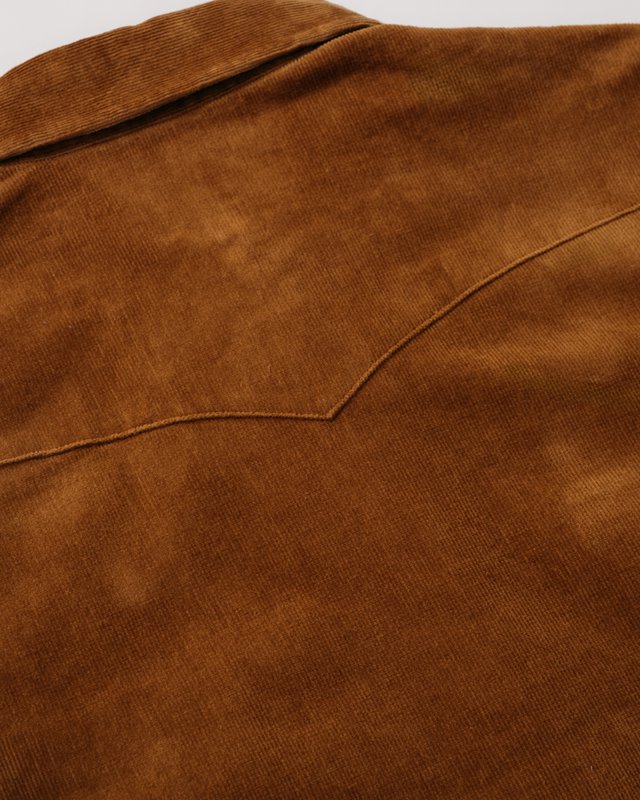 Corduroy Western Shirt - Tobacco
