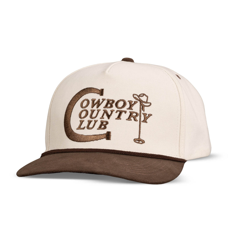 Cowboy Country Club Hat - Brown/Cream