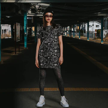 Gabriela Shift Dress - Charcoal