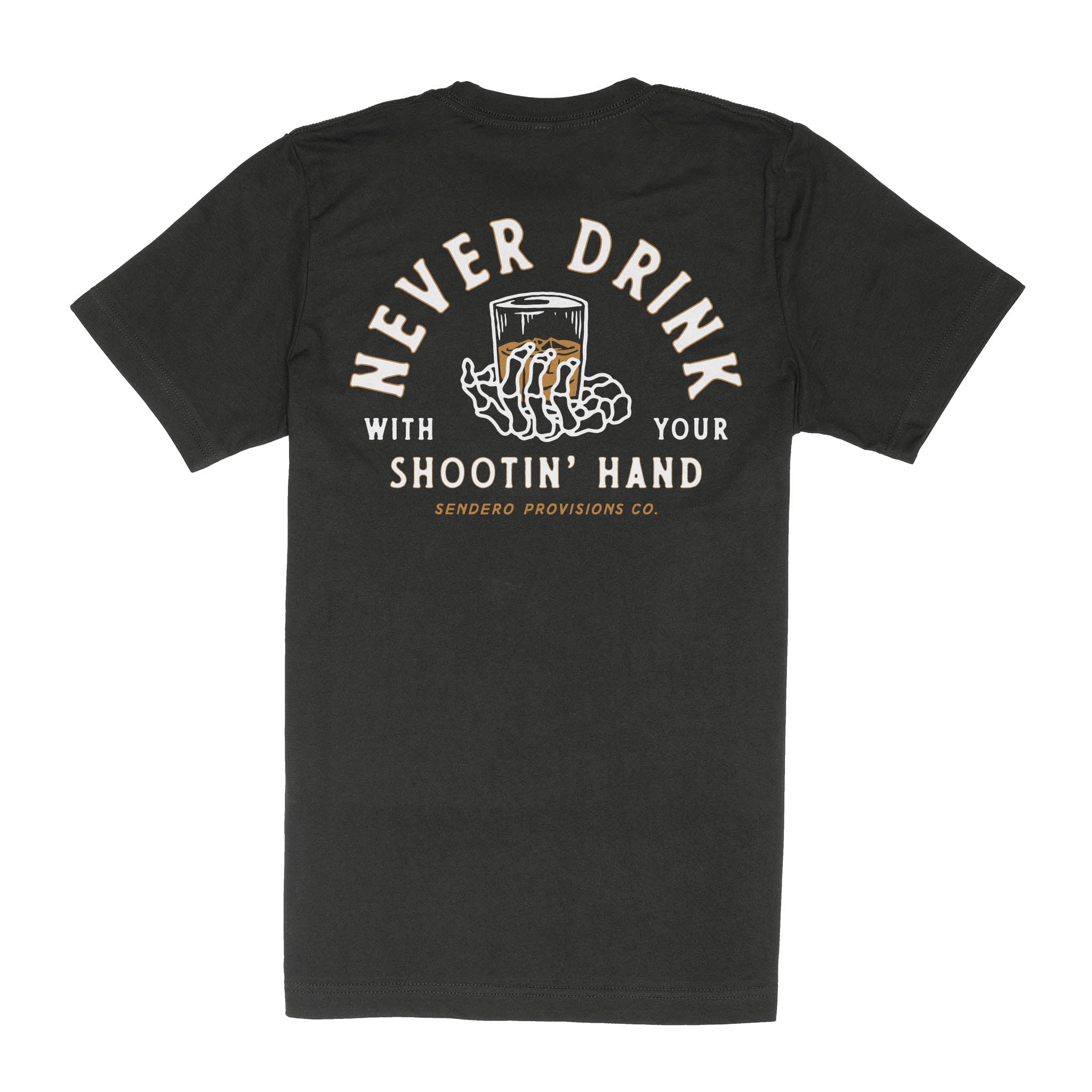 Shootin' Hand T-Shirt - Black