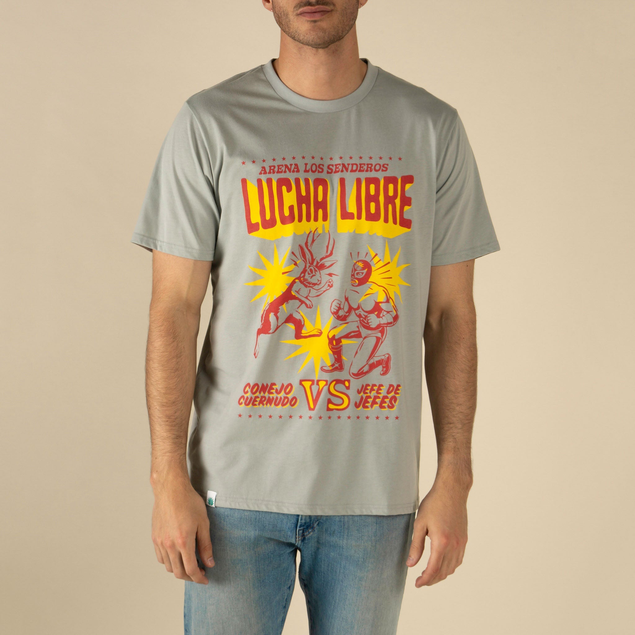 Lucha Libre T-Shirt - Sky Blue