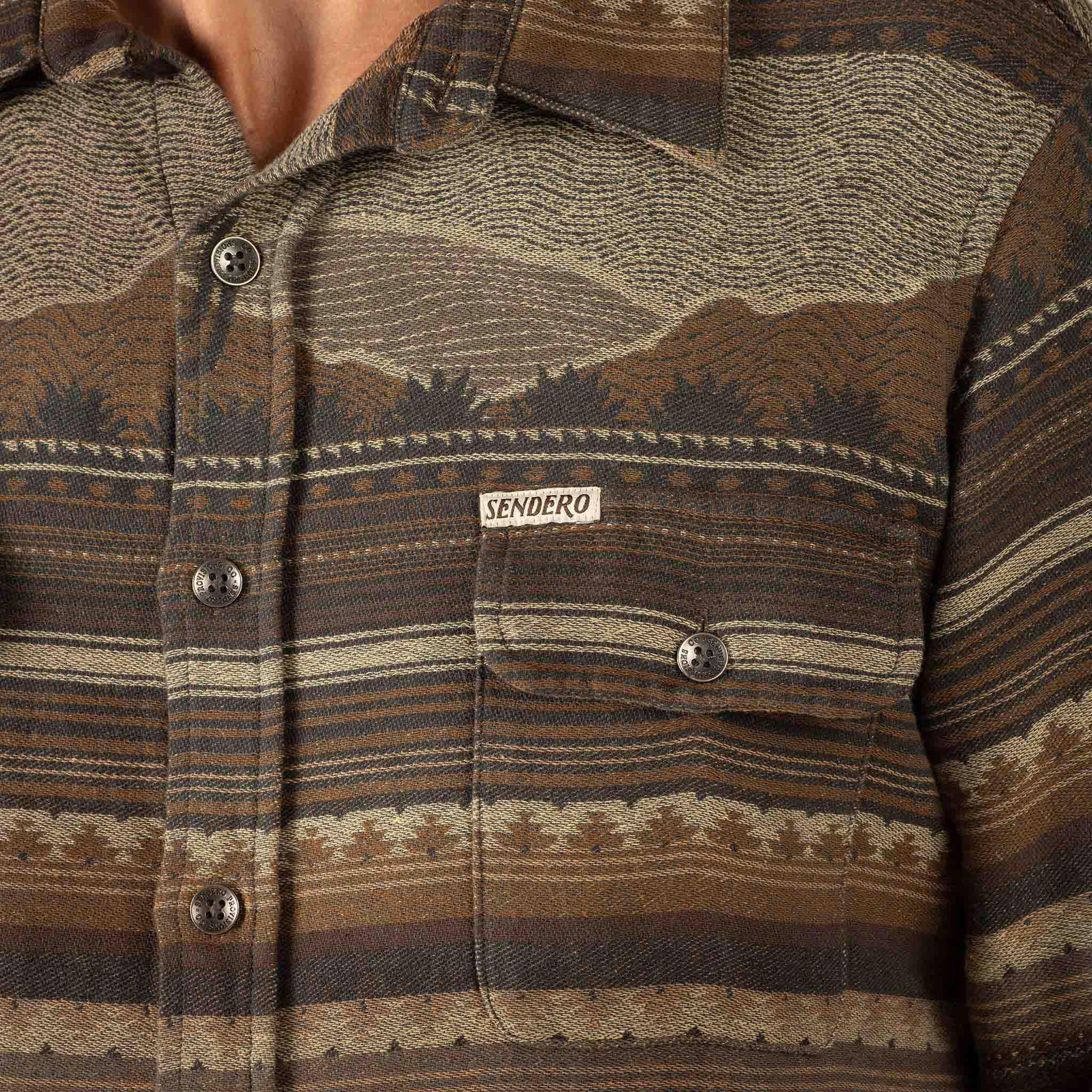 Boquillas Long Sleeve Shirt - Brown