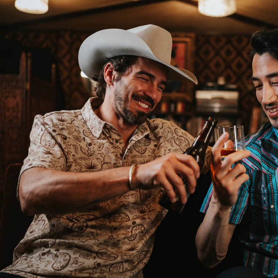 Cantina Pique Polo-Haw Yee Print