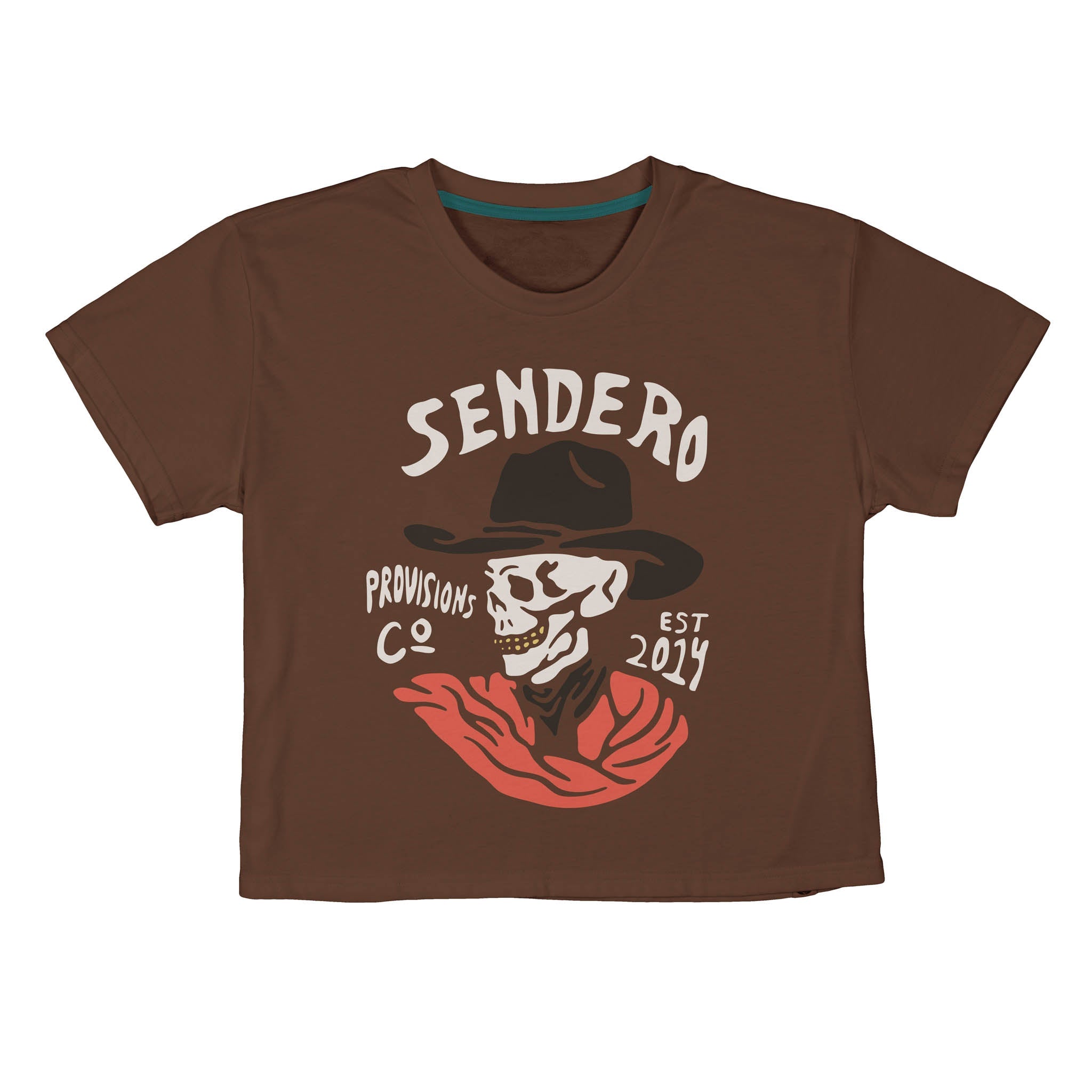 Quitado Boxy Tee - Light Brown