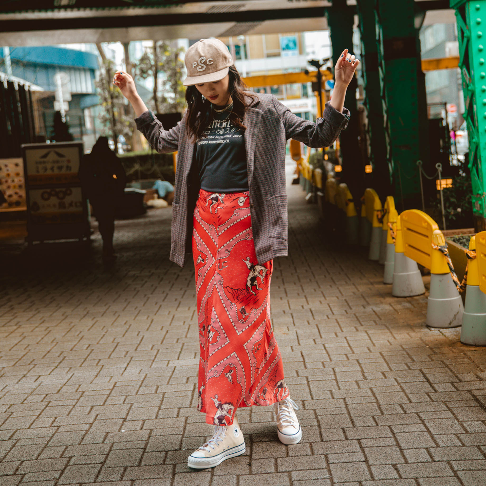 Spaghetti Western Boxy Tee - Vintage Black