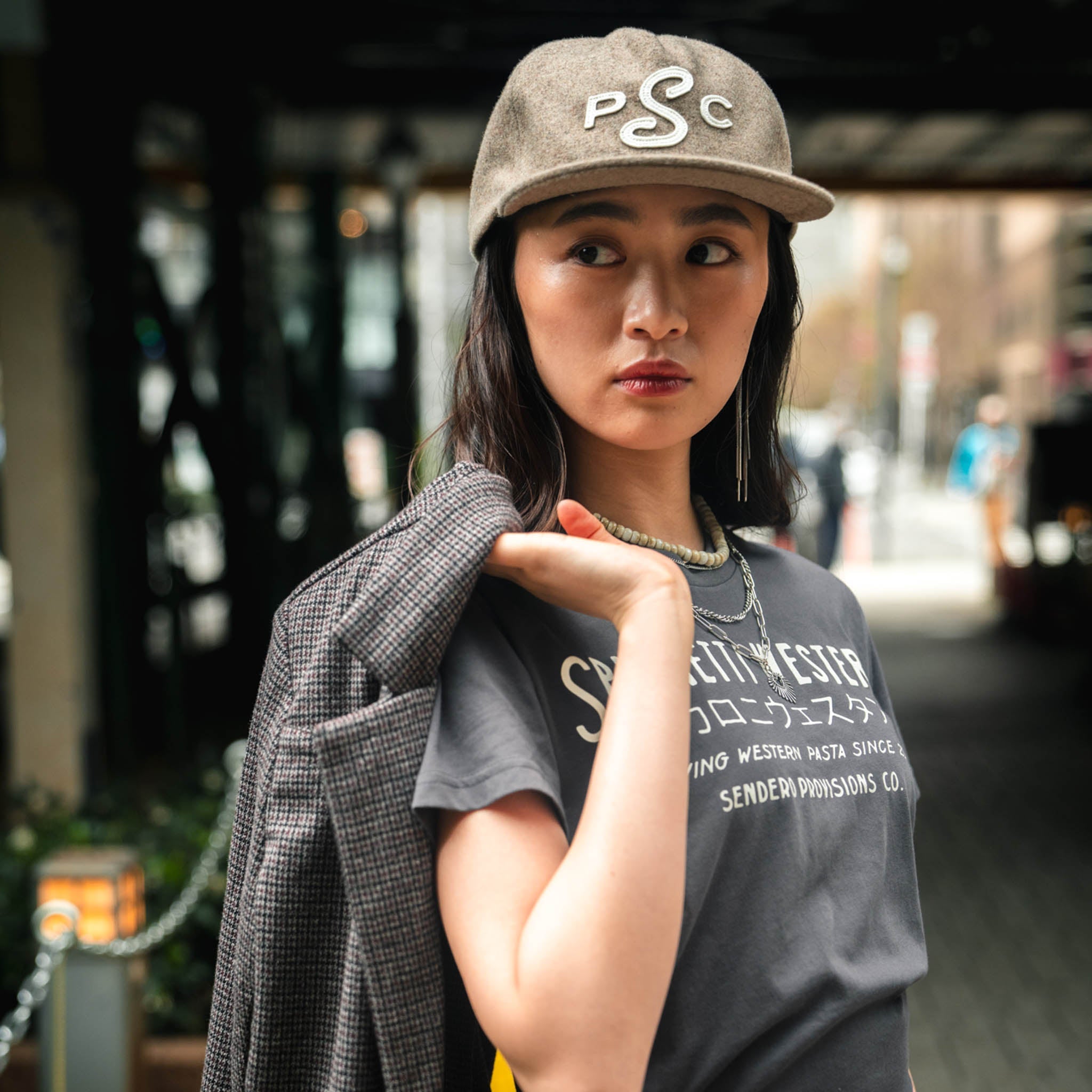 Spaghetti Western Boxy Tee - Vintage Black