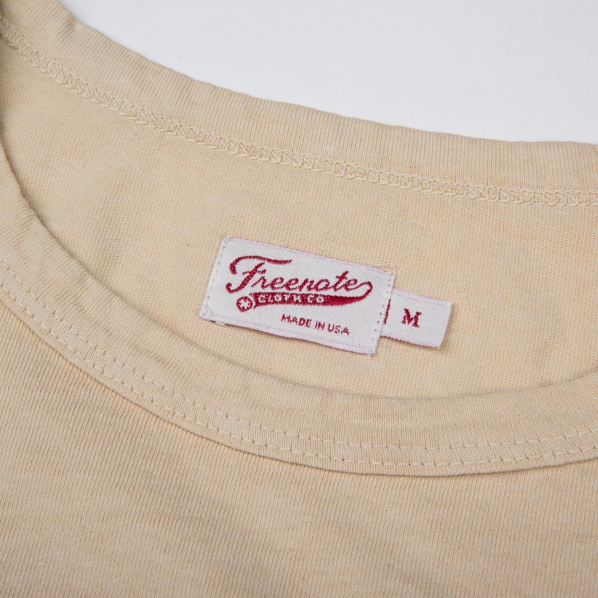 9 OUNCE POCKET T-SHIRT - CREAM