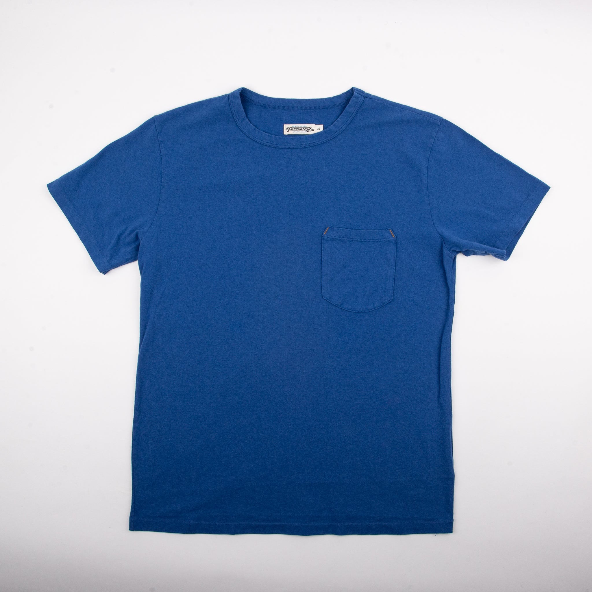 9 OUNCE POCKET T-SHIRT - ROYAL BLUE