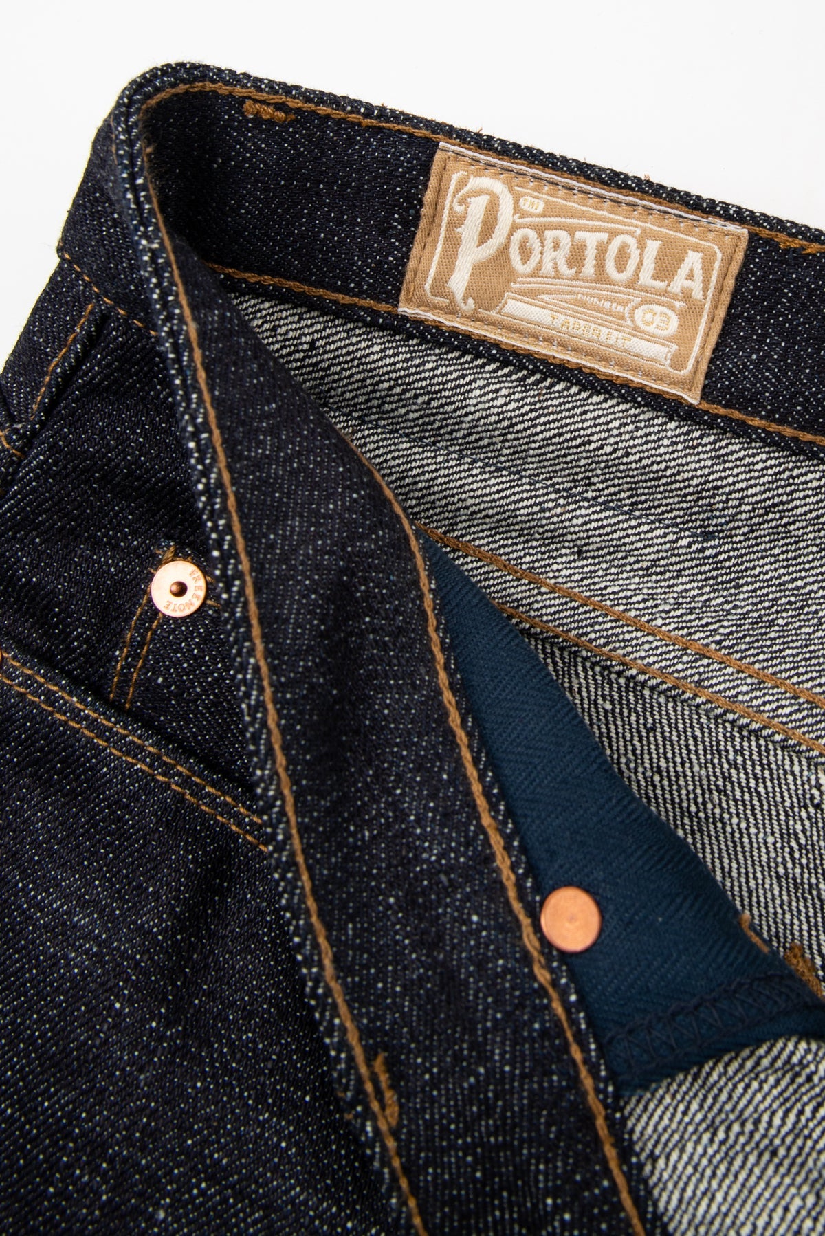 Portola Classic Taper 17 ounce Indigo Denim